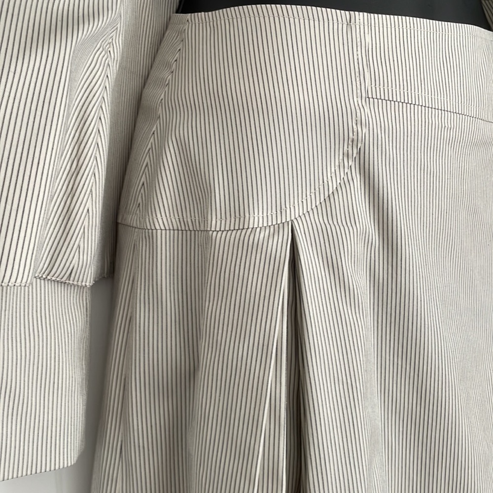 CARA LOTTI vintage jacket and skirt - black and cream, size S, VGC - Picture 7 of 16